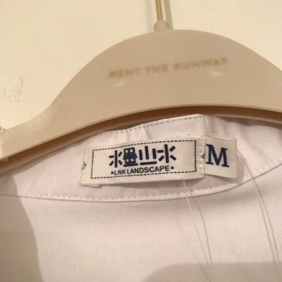 LNK Landscape White Dress Button Back Closure - Picture 3 of 8